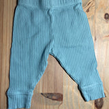 Blue Ribbed Pants | 0-3 months | Cloud Island