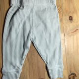Light Blue Ribbed Pants | 0-3 months | Cloud Island