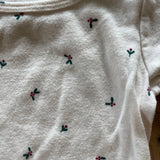 White Long Sleeve Onesie | 9-12 mo | Carter's