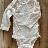 White Little Flower Onesie | 9-12 mo | Carter's
