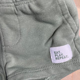 Eat. Play. Repeat Shorts | 0-3 months | Garanimals
