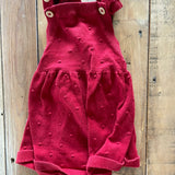 Red Overall Dress | 9-12 mo | Carter's