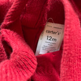 Red Overall Dress | 9-12 mo | Carter's