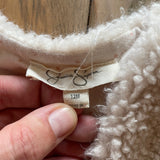 White Fuzzy Vest | 9-12 mo