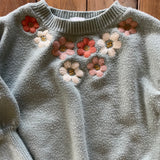Blue Flower Sweater | Modern Moments