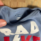 Rad Like Dad Onesie | 0-3 mo | Old Navy