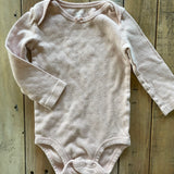 Light Pink Pointelle Long Sleeve Onesie | Carter's