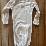 White Sleep Gown | 0-3 mo | Burt's Bees Baby