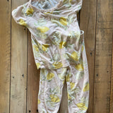 Soft Lemon Two Piece Pajama Set | MilkBerry