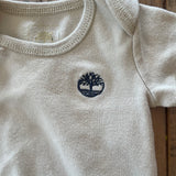 White Timberland Onesie | 3-6 mo