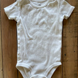 Plain White Onesie | 12-18 mo | Carter's