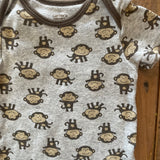 Monkey Print Onesie | 3-6 mo | Carter's
