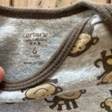 Monkey Print Onesie | 3-6 mo | Carter's