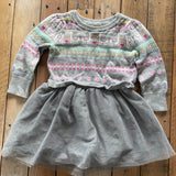 Knit and Tulle Sweater Dress