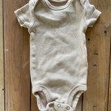 Brown Striped Short Sleeve Onesie | Carter's