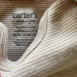 Brown Striped Short Sleeve Onesie | Carter's