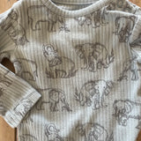 Ribbed Elephant Onesie | 3-6 mo | Carter's