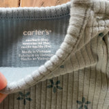 Blue Ribbed Button Detail Onesie | Carter's