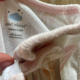 Pink Leaves Zip Up Pajama | Cloud Island