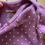 Purple Polka Dot Long Sleeve Onesie | Carter's