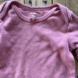 Pink Pointelle Long Sleeve Onesie | Carter's