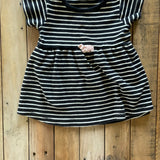 Black Striped Dress | Touched by Nature