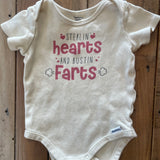 Stealin' Hearts Onesie | 6-9 mo |Gerber