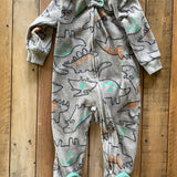 Fleece Dino Zip Up Pajama | Carter's