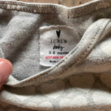 Grey Heart Onesie | 3-6 mo | J Crew