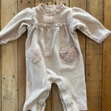 Stripe Heart Romper | 3-6 mo | Carter's