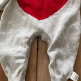Knit Heart Romper