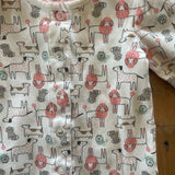 Little Puppies Zip Up Pajama | 3-6 mo | Carter's