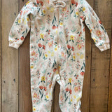 Floral Zip Up Pajama | 3-6 mo | Gerber