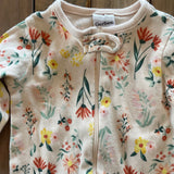 Floral Zip Up Pajama | 3-6 mo | Gerber