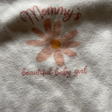 Mommy's Beautiful Baby Girl Short Sleeve Onesie | Chick Pea