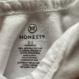 Organic Plain White Onesie | 0-3 mo | Honest Baby