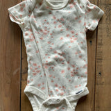 Little Pink Flowers Short Sleeve Onesie | Gerber