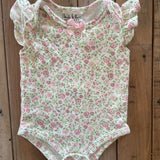 Pink Floral Onesie | 3-6 mo | Nicole Miller