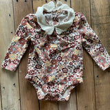 Dainty Collar Flower Long Sleeve | Unbranded