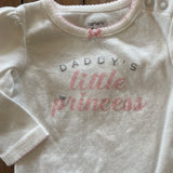 Daddy's Little Princess Onesie | 3-6 mo | Carter's