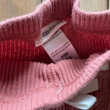 Pink Ribbed Footie Pants | Daisy Fuentes
