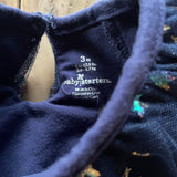 Blue Star Dress | 0-3 mo
