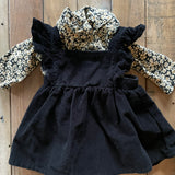 Floral Ruffle Overall Dress Set | 0-3 mo | Baby Gap