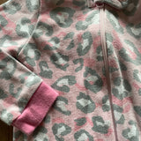 Pink Cheetah Zip Up Pajama | Kidgets