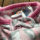 Pink Cheetah Zip Up Pajama | Kidgets