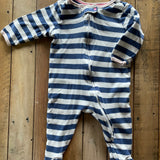 Navy Striped Zip Up Pajama | Cat & Jack