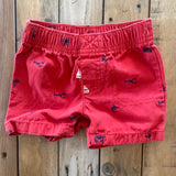 Red Under The Sea Shorts | 3-6 mo | Carter's