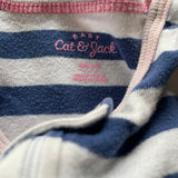 Navy Striped Zip Up Pajama | Cat & Jack