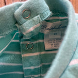 Green & White Stripe Romper | 3-6 mo | Ralph Lauren
