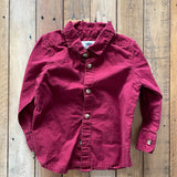 Button Up Long Sleeve Collared Shirt